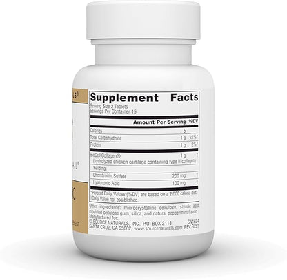 Source Naturals Skin Eternal Hyaluronic Acid, 50mg - 30 Tablets
