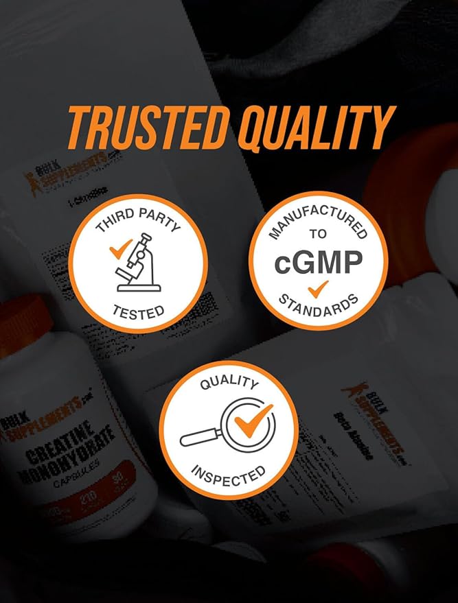 BulkSupplements.com Melatonin 10 mg Capsules - Melatonin for Adults, Sleep Supplement - 10mg Melatonin per Serving, 1 Capsule per Serving, 240 Capsules (Pack of 1)