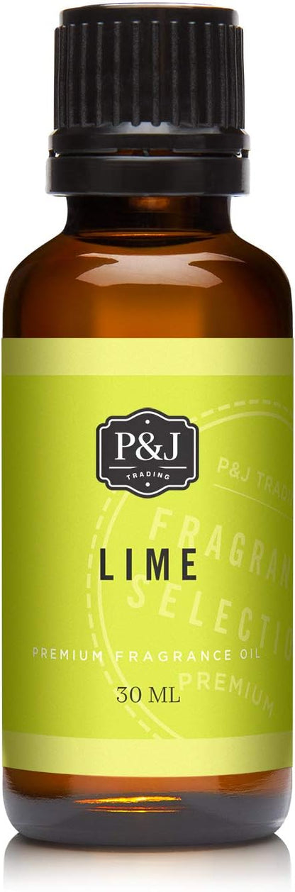 P&J Trading Fragrance Oil | Lime Oil 30ml - Candle Scents for Candle Making, Freshie Scents, Soap Making Supplies, Diffuser Oil Scents