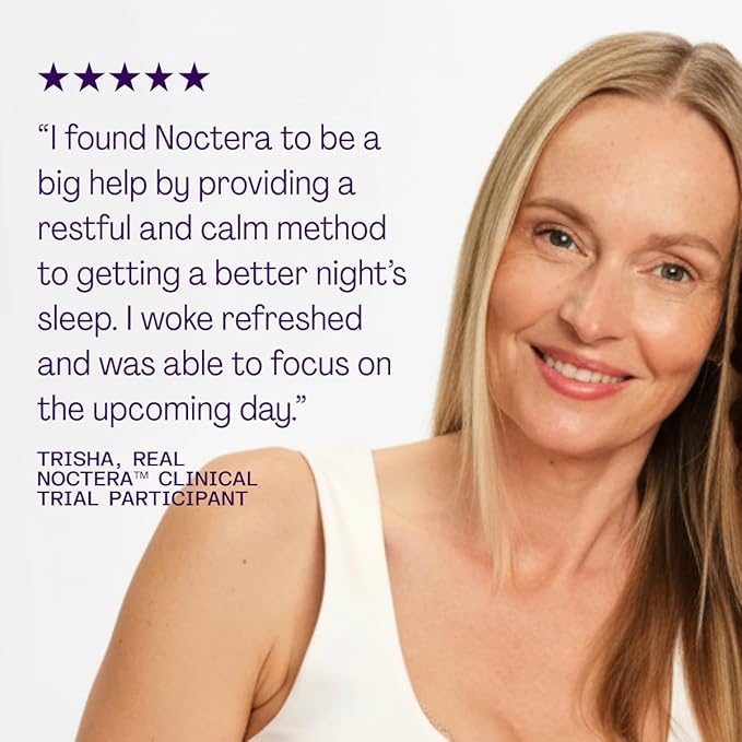Women’s Daily Sleep Support for Stay-Asleep Relief – Bonafide Noctera – Melatonin-Free – for Hormonal Sleep Disruptions — 1 Month Supply (60 Tablets)