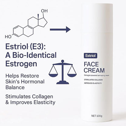 EstriolM4 Face Cream, anti-aging cream for Balance hormones, Intensive Hydrating Moisturizer to Visibly Firm, Restore Elasticity & Support Collagen, For Mature Skin (1)
