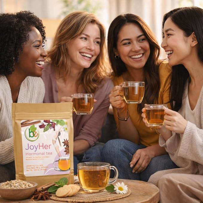Women’s(Mujere)Herbal Tea–24 Tea Bags–Traditional Infusion,Chamomile,Cinnamon,Hibiscus,Anise,Spearmint,Dong Quai,Chaste Berry & Black Cohosh Authentic Botanical Blend –100% Natural,Vegan,Caffeine-Free – By BexpertsUSA
