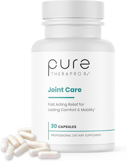 Pure Therapro Rx Boswellia, Curcumin, & Type II Collagen Joint Health Supplement | Made in the USA | Joint Care 30 Capsules, 1-Month Supply