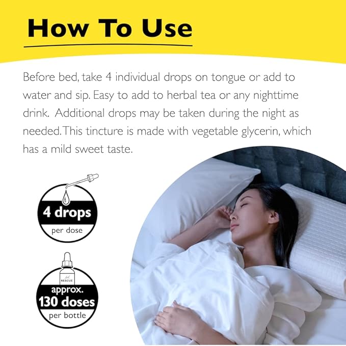 Bach Rescue Sleep Dropper, Natural Sleep Aid, Homeopathic Flower Essence, Free of Melatonin, Sugar, & Gluten, Family-Friendly, Non-Alcohol Formula, 2 Pack, 20mL Ea