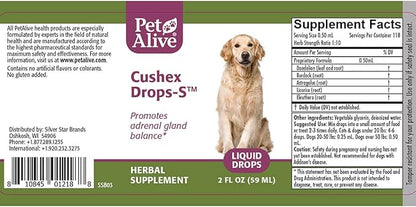 PetAlive Complete Cushex ComboPack for Adrenal Gland Balance, Cushing's Related Support and Symptom Relief