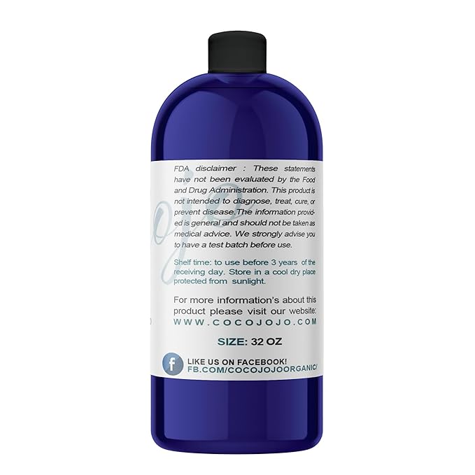 Dr Joe Lab Evening Primrose Oil - Pure Natural Cold Pressed Unrefined Extra Virgin Evening Primrose Seed Oil - Moisturizing & Nourishing for Hair Skin Body Nail and Beard. - 32 oz