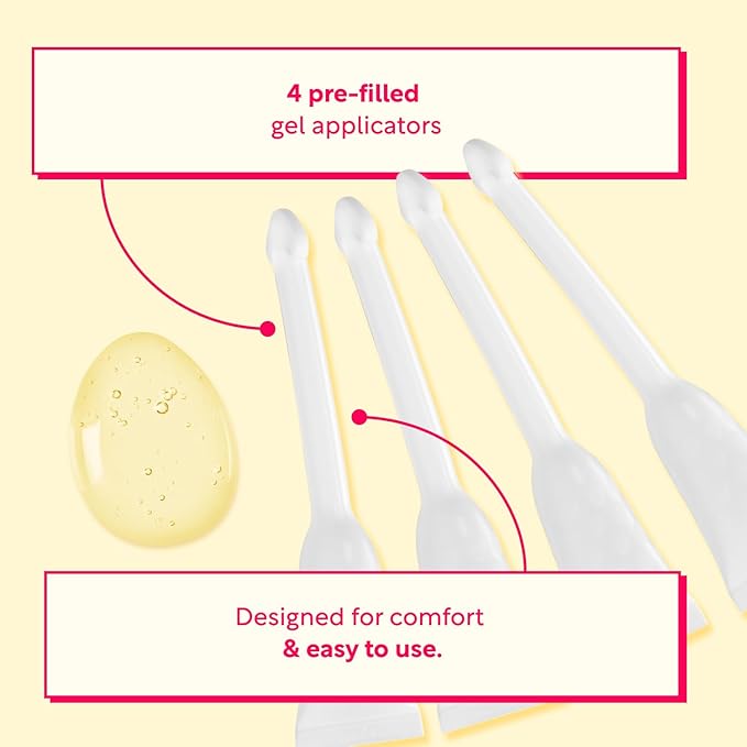 Rephresh Odor Eliminating Vaginal Gel, Clinically Tested to Balance pH & Eliminate Odor for up to 3 Days, Pre-Filled Applicators, 4 ct"