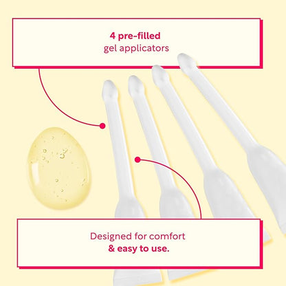 Rephresh Odor Eliminating Vaginal Gel, Clinically Tested to Balance pH & Eliminate Odor for up to 3 Days, Pre-Filled Applicators, 4 ct"