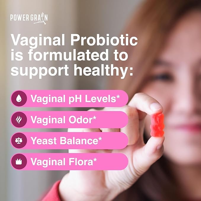 Premium Vaginal Probiotics Gummies – 15 Billion CFUs – pH Balance & Vaginal Health Support – Prebiotics & Digestive Enzymes – Supports Vaginal Flora & Odor Control–Yeast Infection Treatment