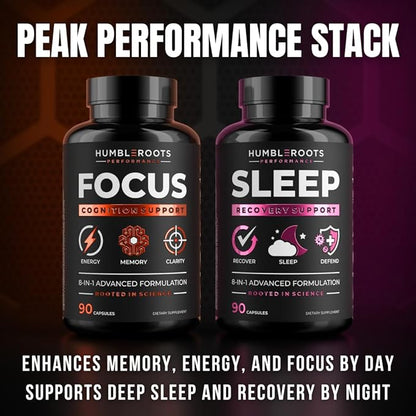 Extra Strength Sleep Aid for Adults with Extended Release MicroActive Melatonin, Ashwagandha, L-Theanine, & 7 Additional All-Natural Ingredients | Advanced Recovery Supplement (90 Capsules)