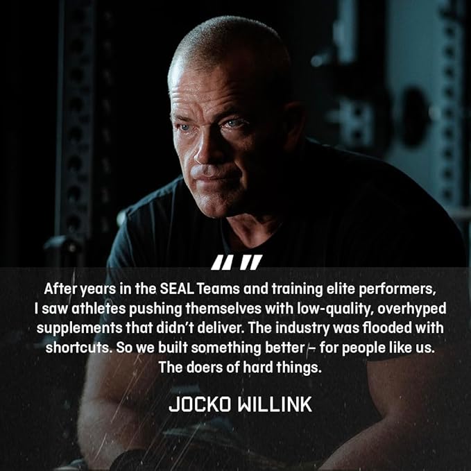 Jocko Fuel Whey Protein Powder, Chocolate Milkshake, 22g Protein, Digestive Enzymes + Probiotic Blend, No Sugar Added, with Essential Amino Acids + Electrolyte Minerals, 26 Servings