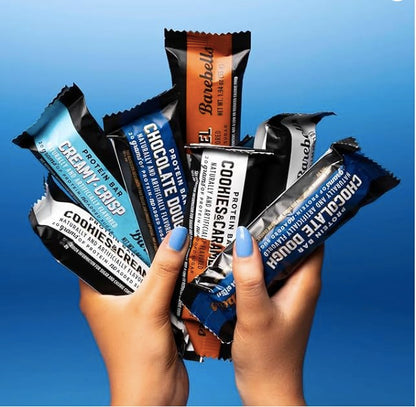 Barebells Protein Bars People's Choice Variety Pack - 24 Bars (2 Packs of 12), 20g High Protein Treats - Chocolate Nutrition Bars with No Added Sugar - On-The-Go Breakfast or Post-Workout Snack.