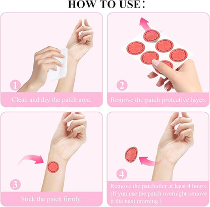 Patches - Natural Ingredients,8-Hour Long-Lasting Formula Support,Suitable for Men and Women's Body Care Patches,Can be Applied to Various Parts of The Body (120PCS)