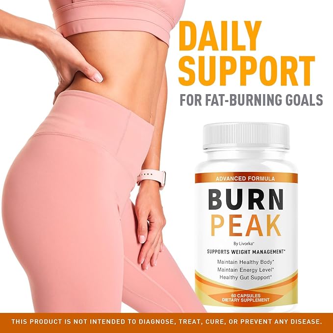 (3 Pack) Burn Peak Capsules - Official BurnPeak Weight Pills Advanced Premium Support, All Natural Burn Peak Pink Salt Trick Supplement for Overall Health & Wellness Reviews, 180 Capsules for 3 Months