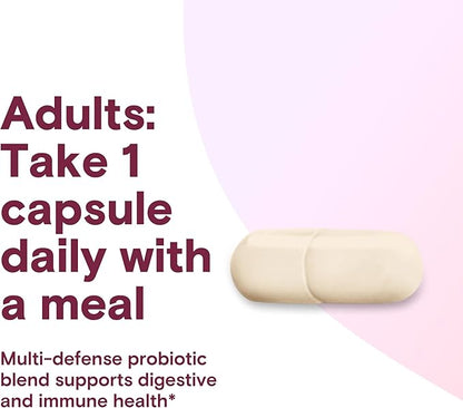 Phillips' Colon Health Daily Probiotic Capsules,4-in-1 Symptom Defense to Help Defend Against Occasional Gas,Bloating,Constipation,and Diarrhea,Daily Supplement,90 Count (Pack of 2)