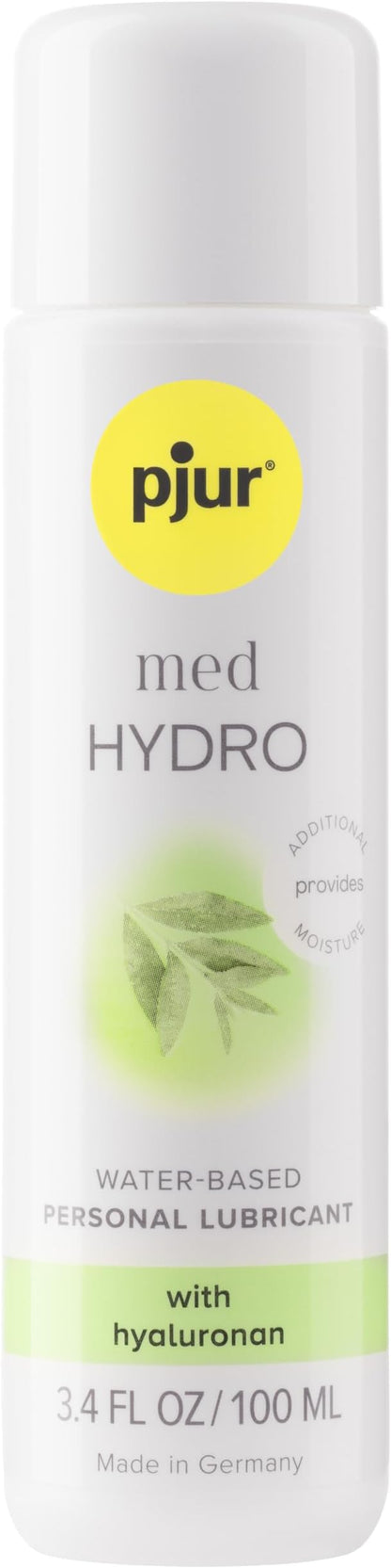 pjur med Hydro, Water-Based Premium Lubricate, Intimate Sex Lube for Men, Women & Couples - 100ml / 3.4 fl.oz