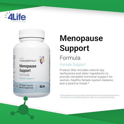 4Life - BioGenistein Ultra - Menopause Support Formula - Soy Isoflavones, Black Cohosh & Chaste Tree with Quercetin & Turmeric - 60 Veggie Capsules