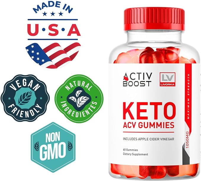 (3 Pack) ActivBoost Keto Gummies Advanced Formula, 180 Gummies for 3 Months