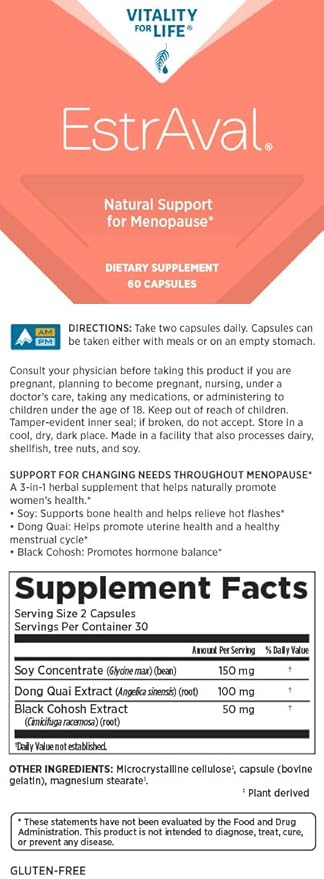 Melaleuca EstrAval® Menopause Support - 60 Capsules