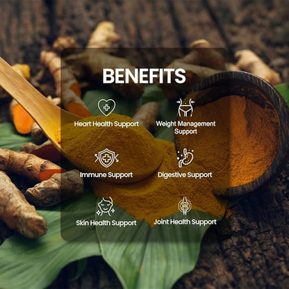 Dr. HERBALIST Turmeric Powder 200g - Premium Quality Spice for Cooking, Golden Milk, and Wellness Recipes | Vegan-Friendly, Gluten-Free, and Non-GMO