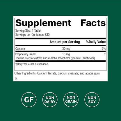 Standard Process Antronex Liver Health Dietary Supplement - Gluten-Free, Non-Dairy, Non-Soy & Non-Grain Immune Care - 330 Tablets