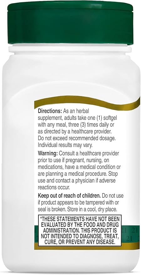21st Century Evening Primrose Oil Softgels, 60 Count
