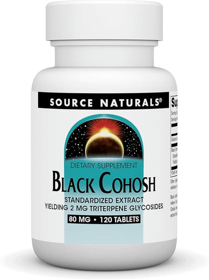Source Naturals Black Cohosh Extract, 120 Tablets