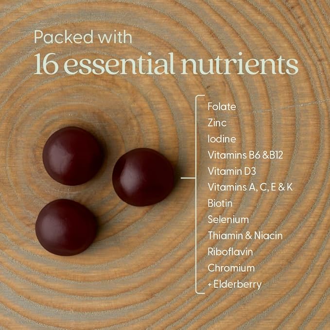 New Chapter Women’s 50+ Multivitamin Gummies – 52% Less Sugar, Women’s Healthy Aging Gummy Vitamins with Vitamin C, B Vitamins & Zinc, Non-GMO, Gluten Free, Berry Citrus Flavored, 90 ct