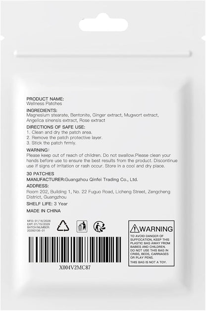 Patches - Natural Ingredients,8-Hour Long-Lasting Formula Support,Suitable for Men and Women's Body Care Patches,Can be Applied to Various Parts of The Body (60PCS)