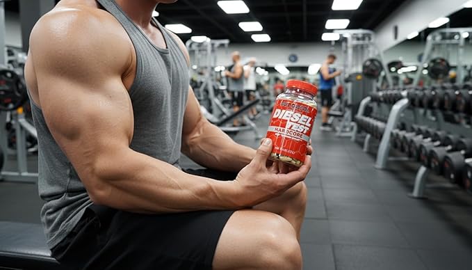 Diesel Test Hardcore by GET Diesel – Libido & Drive Support, PCT Formula for Estrogen Balance & Confidence with Tribulus, Maca & Zinc
