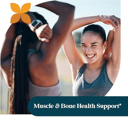 Pattern Wellness Magnesium Complex – Supports Muscle, Bone & Relaxation Health – with Zinc & Vitamin D – Daily Support Formula – 120 Vegan Capsules