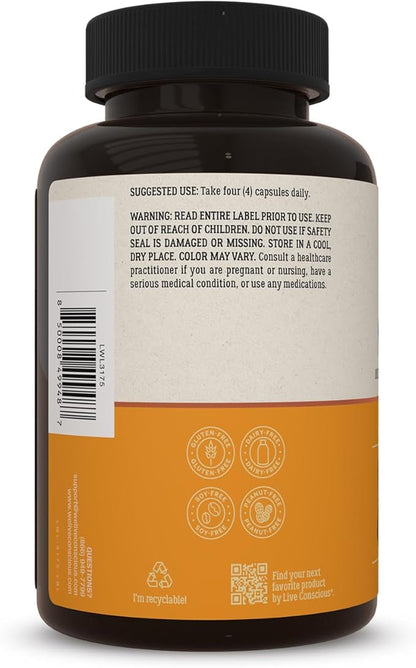 Live Conscious Glucosamine Chondroitin with MSM, Hyaluronic Acid, and More - MoveWell Joint Health Supplement