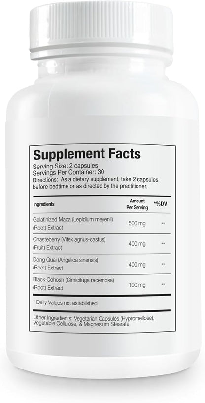 50+ Balance Premium Supplement, PMS Relief. Female Balance During PMS or Menopause. Mood Support & Relief. 60 Capsules (2-Pack)