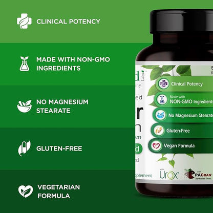 EMERALD LABS Bladder Health - Cranberry Extract Supplement with Pumpkin Seed Extract & Horsetail - Offers Urinary Tract Support* - 60 Vegetable Capsules (30-Day Supply)