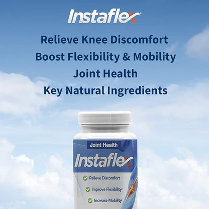 Instaflex Joint Support Supplement for Men and Women - Glucosamine, MSM, White Willow, Turmeric, Ginger, Cayenne, Hyaluronic Acid - 90 Capsules
