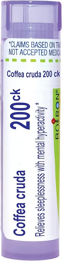 Boiron Coffea Cruda 200Ck Homeopathic Medicine for Sleeplessness - 80 Pellets