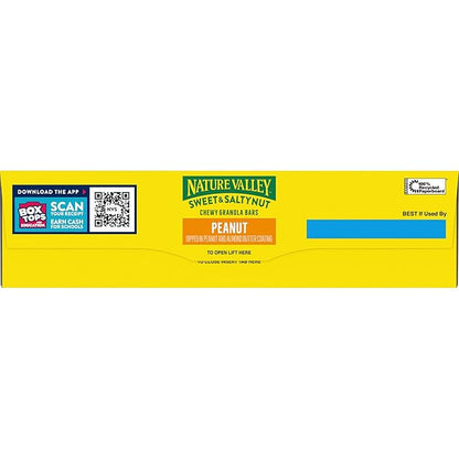 Nature Valley Sweet and Salty Nut Granola Bars, Peanut, 15 Bars, 18 oz