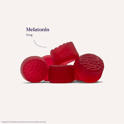 Natrol Melatonin 5mg, Dietary Supplement for Restful Sleep, 60 Strawberry-Flavored Gummies, 60 Day Supply