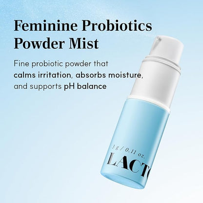 LACTOMEDI Feminine Probiotics Powder Mist | Vaginal Probiotics Powder | Yeast Infection Care | 100 Billion CFU of live probiotics | BV care | Optimal pH 4.5 | Easy spray | 3g 1EA