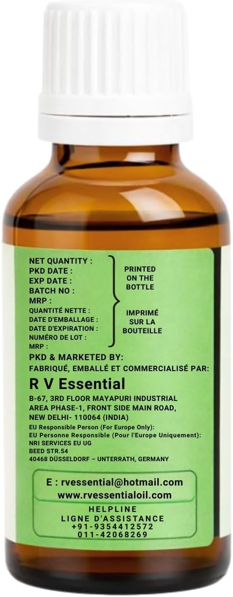 R V Essential Pure Evening Primrose Oil | Oenothera Biennis | 100% Natural Cold Pressed | for Face, Skin Care, Hair Care, Scalp Massage, Body Massage | 50ml | 1.69oz