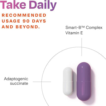 Amberen Perimenopause, Peri-Menopause Multi-Symptom Relief, Vitamin B, Vitamin E & Antioxidants Supplement, Clinically Shown to Help Support Hormone Balance, Hot Flashes & Night Sweats, 60 Count