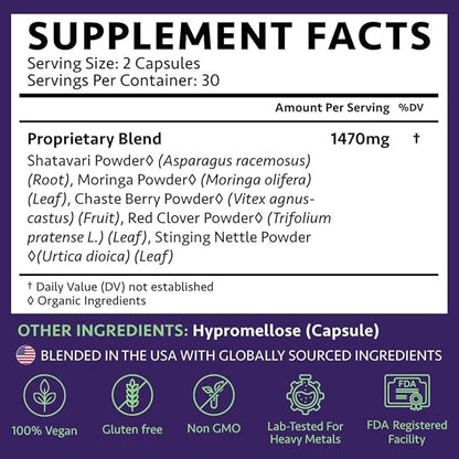 Ayurvedic Preconception Cleanse | Ovarian & Uterus Cleanse for Hormonal Balance | TTC Support | PCOS Supplements | Cycle Regularity | with Stinging Nettle, Red Clover, and more | 30 Servings