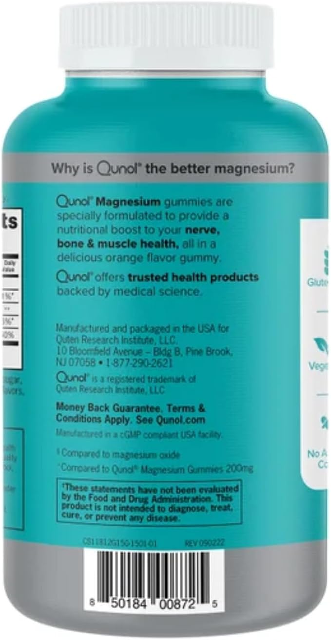 Extra Strength Magnesium Citrate Gummies, 250 mg – 150 Count – Vegetarian & Gluten Free, Orange Flavor (Pack of 1)