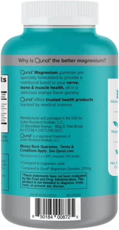 Extra Strength Magnesium Citrate Gummies, 250 mg – 150 Count – Vegetarian & Gluten Free, Orange Flavor (Pack of 1)