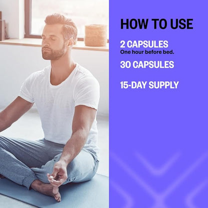 ONNIT New Mood Daily Stress Support Capsules, IGEN™ Non-GMO Tested, Sleep and Mood Support Supplement for Men and Women, Daily Stress Management Capsules, 30 Count