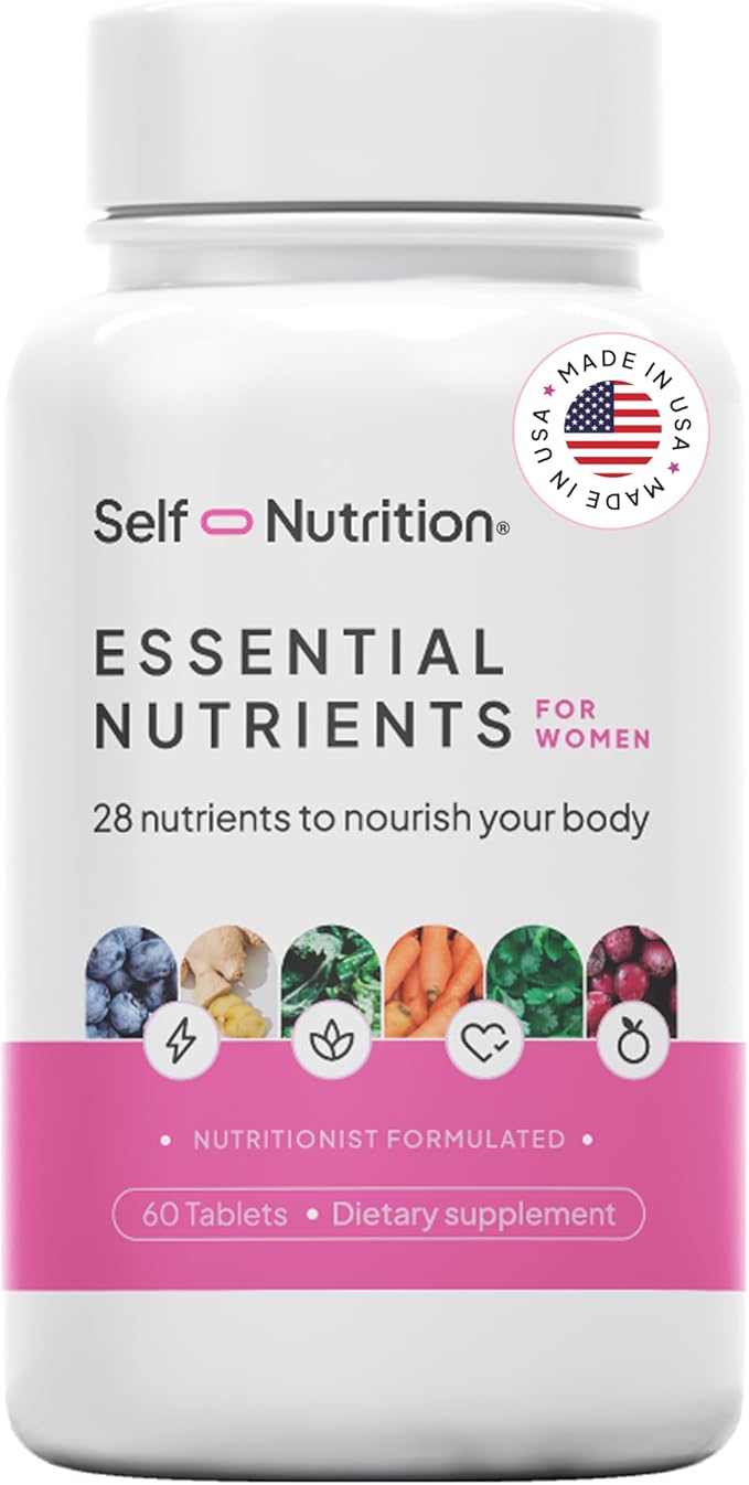 Vegan Multivitamins for Women - Once Daily - 28 Nutrients - Boost Energy, Sleep, Hair, Skin, Nails & Reduce Cravings - Keto, Vegan, Gluten Free, USA, 2-Months Supply