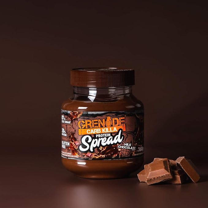 Grenade Carb Killa Protein Chocolate Spread | 7g High Protein Snack | High Protein Low Sugar | Gluten Free No Stir | Milk Chocolate, 12.7oz