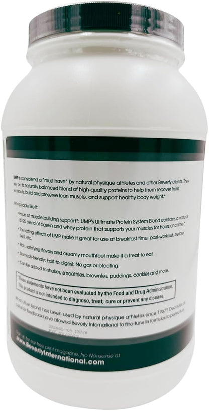 Beverly International UMP Protein Powder, Cookies & Cream. Unique Whey-Casein Ratio Builds Lean Muscle. Easy to Digest. No Bloat. (32.8 oz) 2lb .8 oz