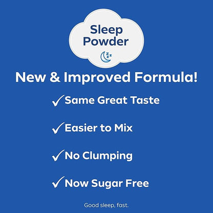 Dream Water Sleep Aid Powder; Melatonin 5mg, GABA, 5-HTP; Natural Flavors; Helps You to Fall Asleep, Fast, and Wake Refreshed; Snoozeberry, 30-Count.