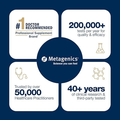 Metagenics Vitamin D3 + K - for Artery Health, Immune Support, Bone & Heart Health* - Vitamin D with MK-7 (Vitamin K2) - Non-GMO - Gluten-Free - 60 Softgels - 5,000 IU